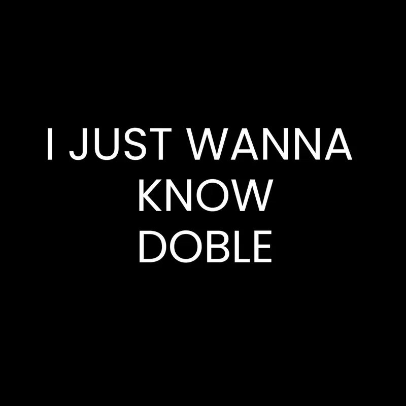I just wanna know